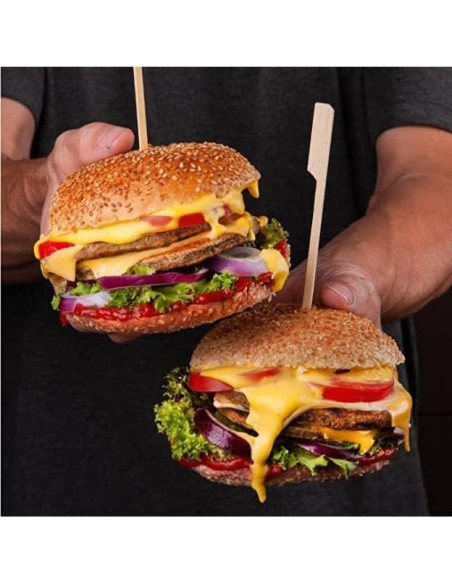 Pinchos de Bambú PFIEIFPO 8.89 cm 300 PCS para Aperitivos