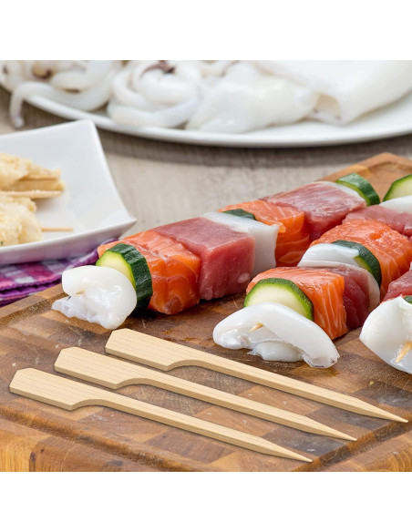 Pinchos de Bambú PFIEIFPO 8.89 cm 300 PCS para Aperitivos