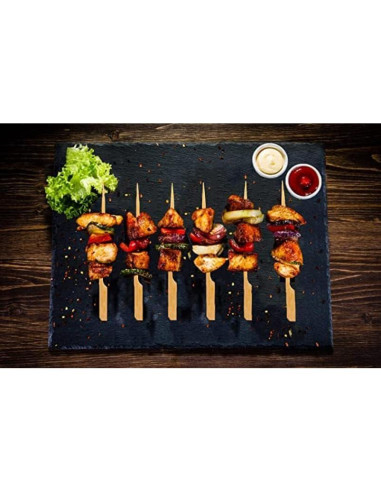 Pinchos de Bambú PFIEIFPO 8.89 cm 300 PCS para Aperitivos