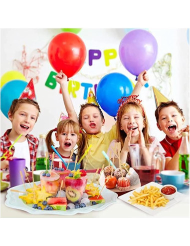 Pinchos de Bambú PFIEIFPO 8.89 cm 300 PCS para Aperitivos