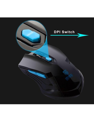 Combo Teclado y Ratón Inalámbrico Soke-Six 2.4GHz Ergonómico