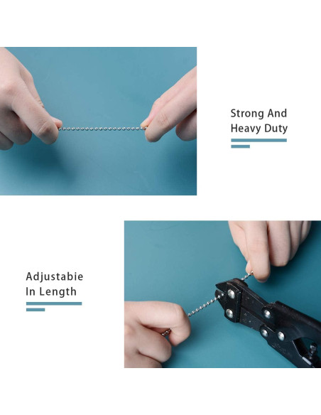 Cadena de Tirar de Cristal Ámbar con Esfera de Hielo 50cm