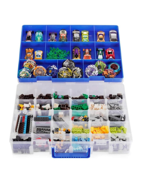 Caja de Almacenamiento Bins & Things 30 Compartimentos Azul