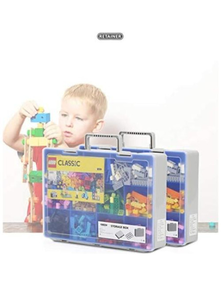 Caja de Almacenamiento Bins & Things 30 Compartimentos Azul