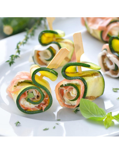 200 Pinchos de Bambú BBQStyle 8.9 cm para Aperitivos