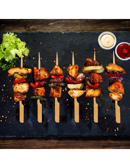 200 Pinchos de Bambú BBQStyle 8.9 cm para Aperitivos