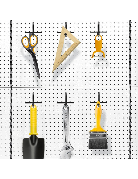 Ganchos de Tablero de Clavos Daanxw 60pcs Extra Gruesos 1/4"