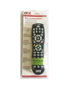 Control Remoto Universal 8-en-1 QFX REM-8 con Luz en la Oscuridad 2