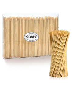 300 Pinchos de Madera 15 cm Youchuanghui para BBQ y Aperitivos