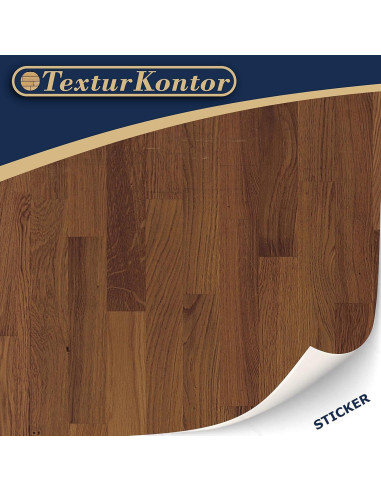 3 Hojas Suelo Autoadhesivo Casa Muñecas TexturKontor Nuez