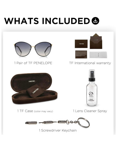 Gafas de Sol Tom Ford FT0320 PENELOPE Oro Rosa 59mm