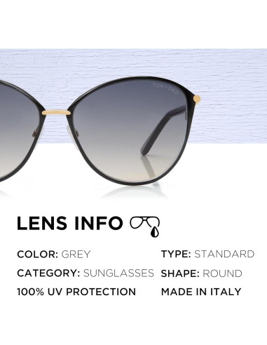 Gafas de Sol Tom Ford FT0320 PENELOPE Oro Rosa 59mm