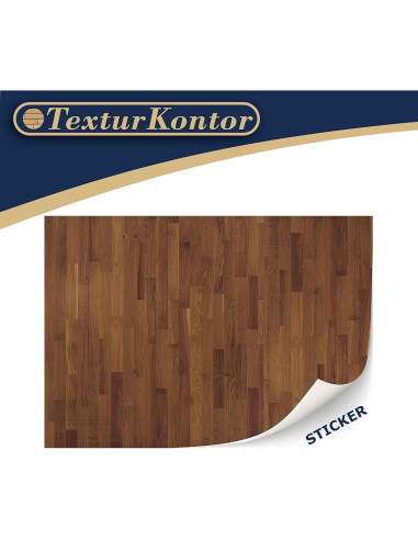 3 Hojas Suelo Autoadhesivo Casa Muñecas TexturKontor Nuez