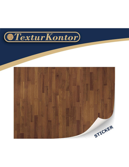 3 Hojas Suelo Autoadhesivo Casa Muñecas TexturKontor Nuez