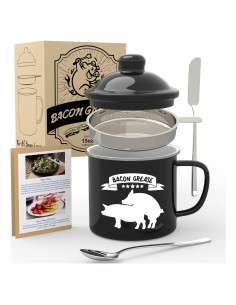 Contenedor de Grasa de Tocino CINNIE&JHIN 450ml con Colador