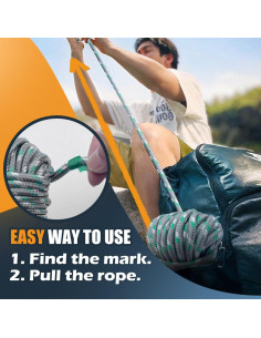 Cuerda de Nylon y Poliéster 30.48 m SMART&CASUAL Negra 2