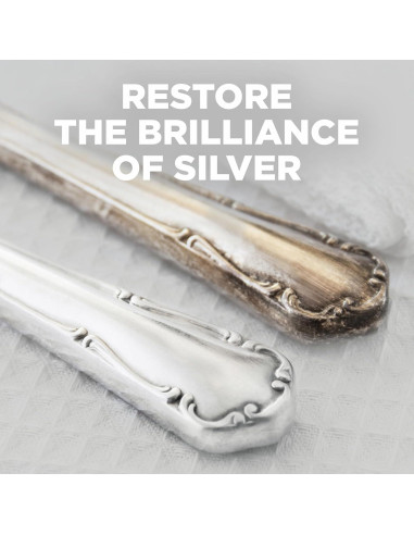 Crema Limpiadora de Plata Weiman 226g con Paño Pulido