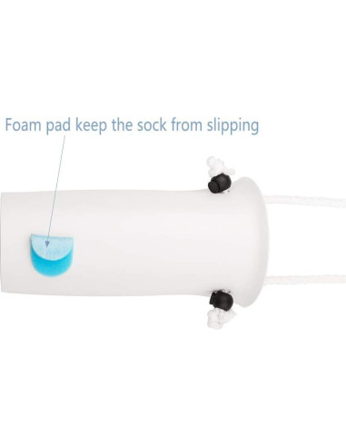 Ayuda para Calcetines COW&COW Mediana 24.9 cm con Mangos de Espuma