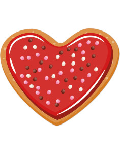 Decoraciones de papel San Valentín Eureka 36 piezas 13.97 cm 2