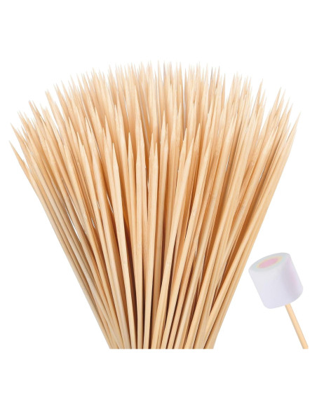 70 Palitos de Bambú para Asar Malvaviscos WSICSE 76 cm