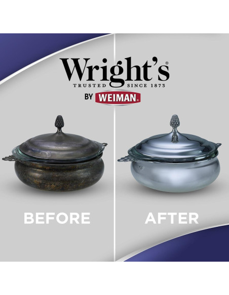 Crema Limpiadora de Plata Weiman 226g con Paño Pulido