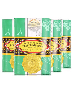 Jabón Hidratante BEE & FLOWER Jazmín 125g - Paquete de 4