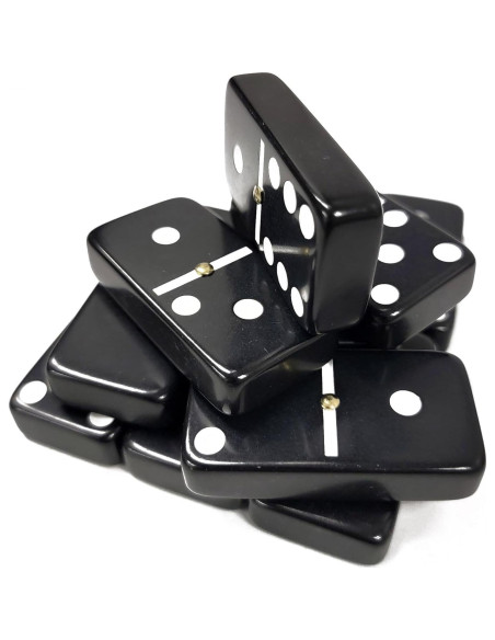Juego de Dómino Doble Seis Jumbo Negro Marion & Co.