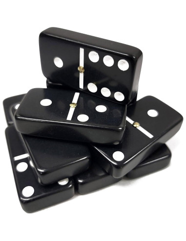 Juego de Dómino Doble Seis Jumbo Negro Marion & Co.