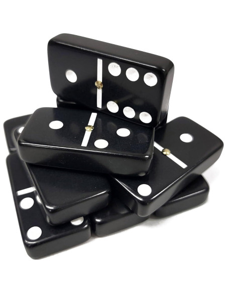 Juego de Dómino Doble Seis Jumbo Negro Marion & Co.