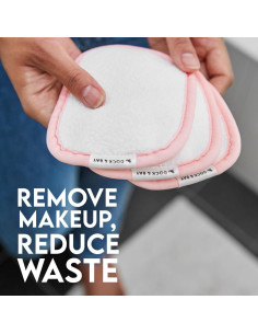 Almohadillas de Maquillaje Reutilizables Dock & Bay - Ultra Suaves - 3 Piezas 2