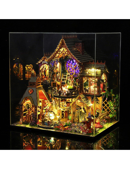 Kit Casa de Muñecas Madera Fifijoy Espíritu Mágico 26x19x27cm