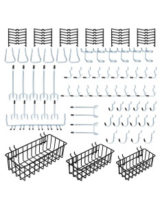 Kit de Accesorios para Tablero de Clavos Daanxw 1/4" Extra Grueso