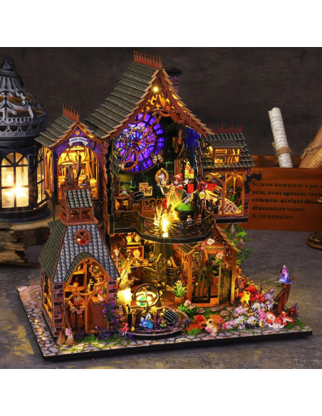 Kit Casa de Muñecas Madera Fifijoy Espíritu Mágico 26x19x27cm