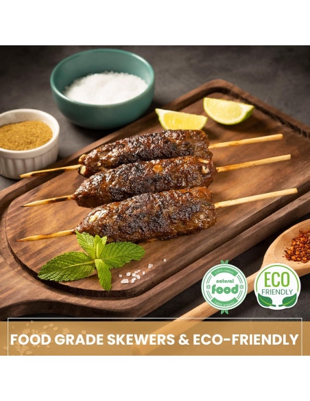 Palitos de Brocheta de Bambú DecorRack 15 cm - Paquete de 400