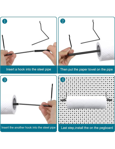 Kit Organizador de Accesorios para Tablero de Clavos Daanxw 310PCS