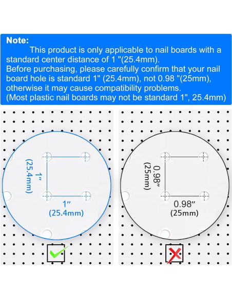 Kit Organizador de Accesorios para Tablero de Clavos Daanxw 310PCS