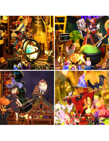 Kit Casa de Muñecas Madera Fifijoy Espíritu Mágico 26x19x27cm