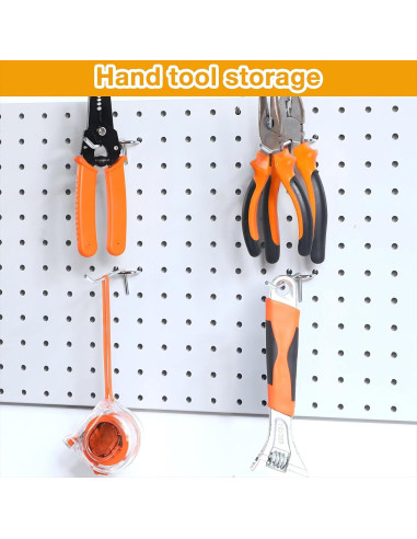 Ganchos para Tablero de Clavos Funrous 100 Piezas Acero Inoxidable