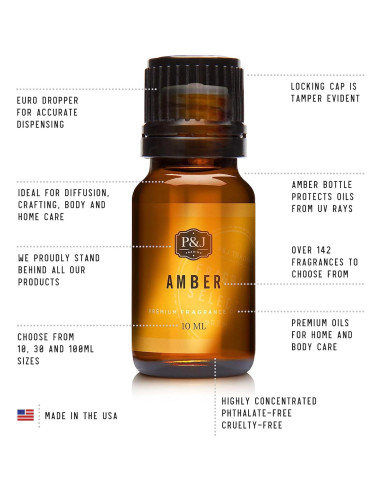 Aceite Aromático Bosque de Secuoya P&J Trading 10ml - Para Velas y Jabones