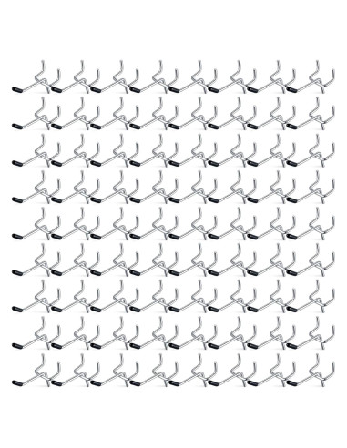 Ganchos para Tablero de Clavos Moxweyeni 100 Pcs 5.08 cm
