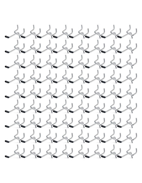 Ganchos para Tablero de Clavos Moxweyeni 100 Pcs 5.08 cm