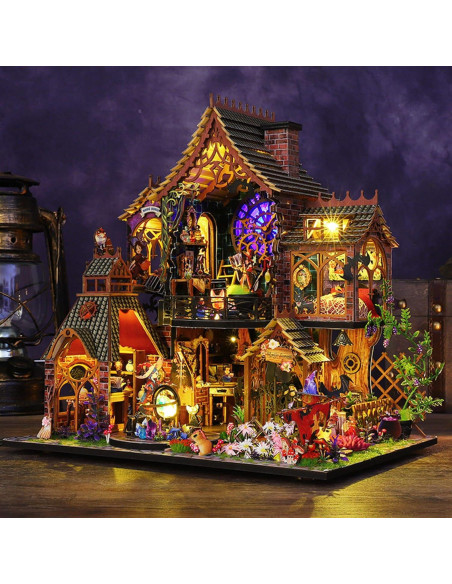 Kit Casa de Muñecas Madera Fifijoy Espíritu Mágico 26x19x27cm