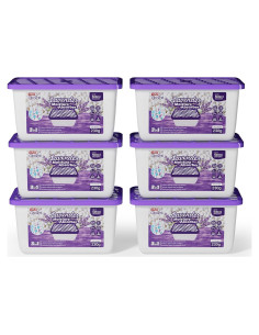 Absorbente de Humedad W&E Choice 500ml Aroma Lavanda Set 6