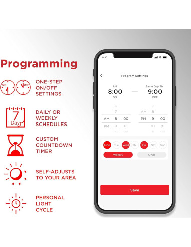 UltraPro Bombilla LED Inteligente Wi-Fi 65W RGB Regulable
