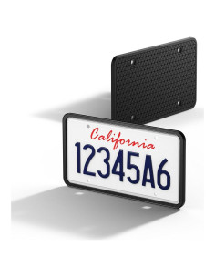 Soporte de Placa de Licencia Spigen para Tesla Model Y y 3 - Negro