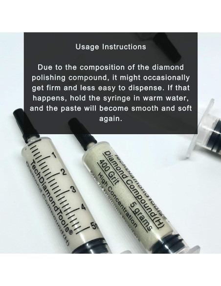 Kit de Pulido de Diamante TechDiamondTools 3 Granos 1050 1500 3000