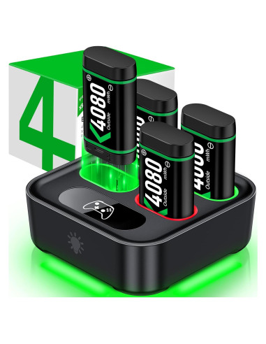 Cargador para Baterías Recargables Xbox One DINOSTRIKE 4080mWh