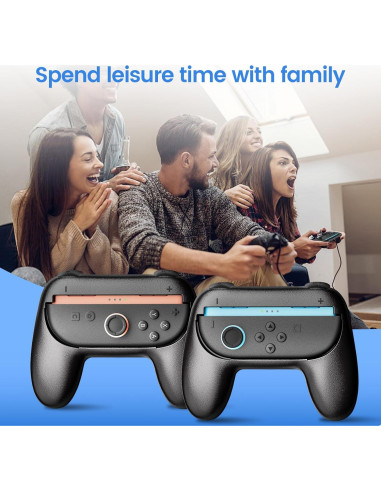 Agarre Ergonómico WEOTOO para JoyCon Switch 2 (2025) - Antideslizante