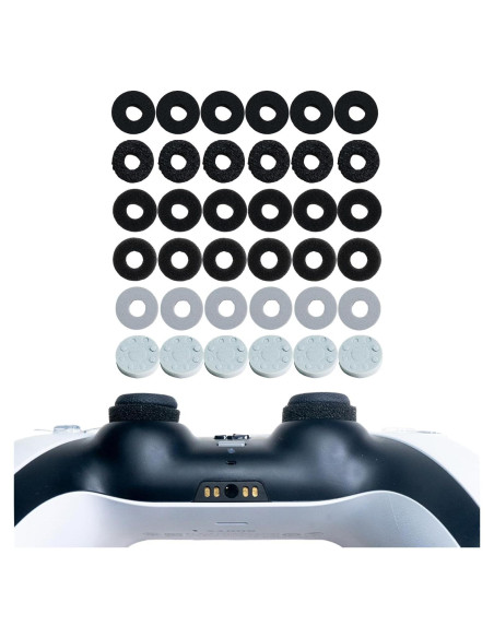 36 Anillos de Precisión MYPUQIAO para Joystick PS4 PS5 Xbox