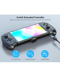 Controlador Ampliado ElecGear para Nintendo Switch y OLED 2